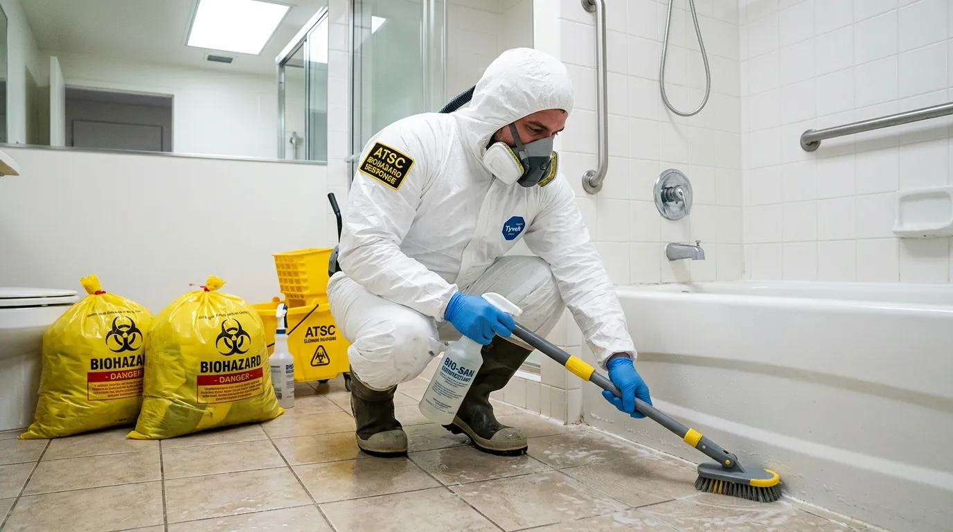 Decontamination equipment deployed for Blood Cleanup in Perryville